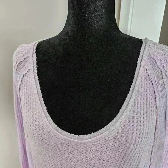 We the Free Women's Catalina Thermal Top in Lilac M - Picture 7 of 16